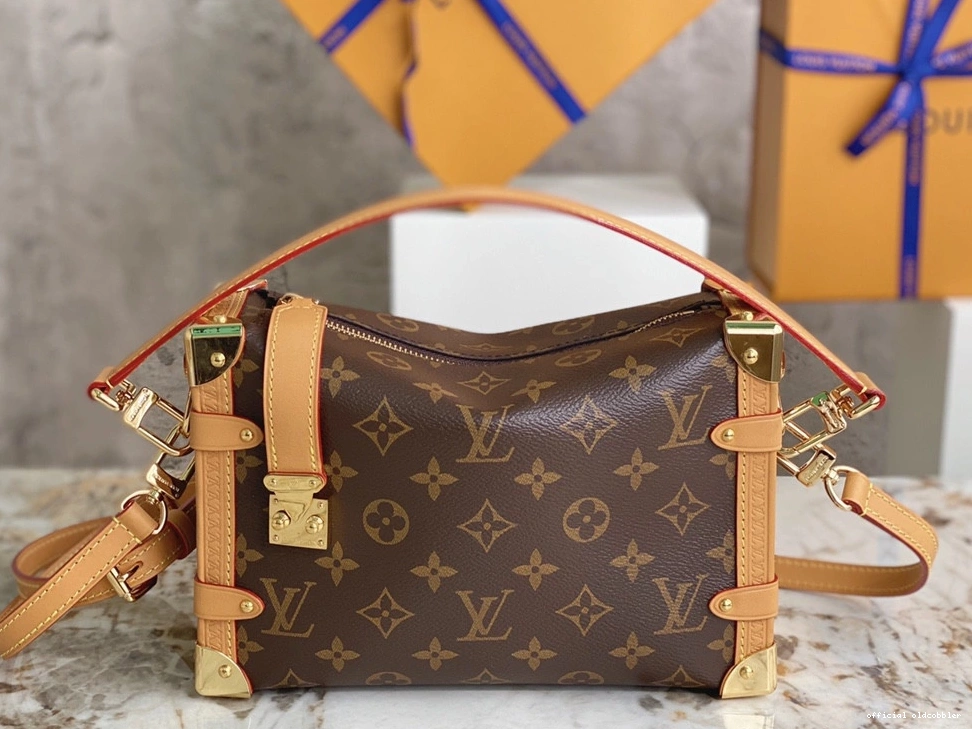 Official oldcobbler TRUNK VUITTON MM SIDE LOUIS 0723